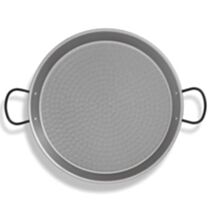 Plat paella bas tole fer d40