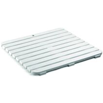 Caillebotis douche/baignoire 55x55cm blanc - TATAY