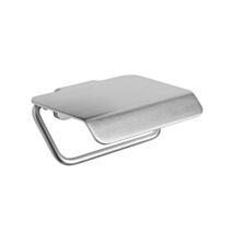 Dérouleur papier toilette Porte Rouleau Artic aluminium 14x5x11cm gris - TATAY