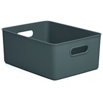Panier Rangement Baobab 15L Gris Anthracite