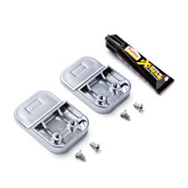 Kit Fixation Glue & Fix Flat Chromé Argent - TATAY