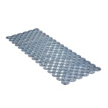 Tapis antidérapant douche zirkel 96x36cm bleu translucide