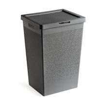 Coffre à linge Bohol 60L anthracite - TATAY
