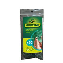 50 colliers de fixation vert longueur 14cm Vert 0,14m
