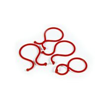 25 clips spécial tomates rouge 6,2cm