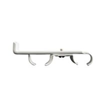 Support double pour Rail basic Blanc 2 pièces