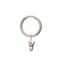 Anneau métal pince Argent 8 pièces FERRO-DECO