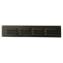 GRILLE ALUMINIUM BRONZE  À VISSER  5 X 25 CM