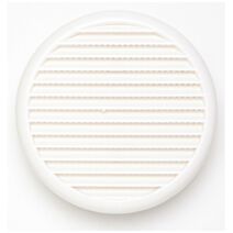 Grille aération blanc à clipser Ø 13.5cm