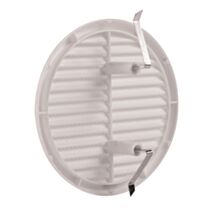 Grille aération blanc à clipser Ø 17.5cm