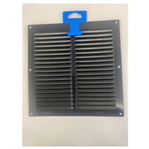 Grille alu 0,8mm anthracite anti-moustique 25x25cm - FEPRE