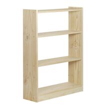 Bibliothèque 4 tablettes pin massif naturel non vernis l 80cm- ASTIGARRAGA KIT LINE