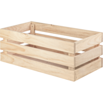 Caisse de rangement Nova pin massif 26x68x33cm - ASTIGARRAGA