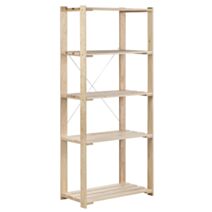Étagère 5 étages Nova pin massif 174,5x79,5x38,5cm - ASTIGARRAGA
