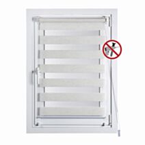 Store enrouleur occultant Jour/Nuit Clip&Fix Lin 150x180cm