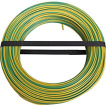 Câble électrique HO7VU 1,5mm² vert/Jaune (vendu au m) - ELECTRALINE