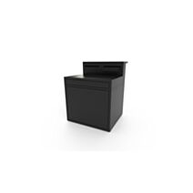 Meuble Cuisine extérieure Bar Acier 90x97xH112,5cm Noir - FORGE ADOUR