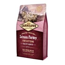 Croquettes chaton saumon/dinde 2kg - CARNILOVE