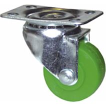roulette pivotante ø30 verte - CAUJOLLE