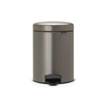 Poubelle à Pédale New Icon 5L Taupe - BRABANTIA