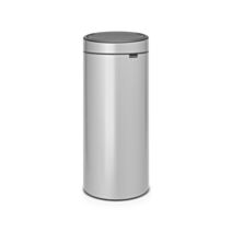 Poubelle de Cuisine Touch Bin New 30L Gris Métallique
