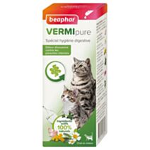 Solution actif naturel Vermipure purge plantes chat 50 mL - BEAPHAR 