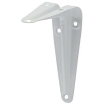 Équerre fonctionnelle emboutie blanc, 7.5x10cm - DURALINE