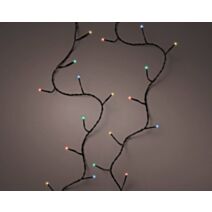 Guirlande LED clignotante pour l'extérieur 12 m 120 lumières multicolore - LUMINEO