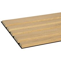 Lot 2 panneaux Blend ivoire feutre 2600x300x15mm - AJ TIMBER