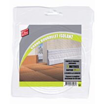 Grand bourrelet isolant à clouer blanc 3 mx65mm 2000006 - ELLEN