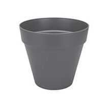 Pot loft rond 30 anthracite Hauteur 26 cm - ELHO