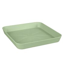 Soucoupe Loft carrée 22cm vert pistache - ELHO