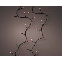 Guirlande électrique 240 LED clignotante extérieure - 18 m - Lumière rouge