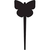 Silhouette Papillon ardoise tags - lot de 5