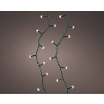 Guirlande électrique clignotante extérieure blanc chaud 100 leds 5m
