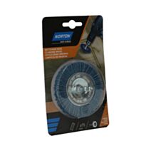 Brosse perceuse circulaire nylon bleu Ø75mm - NORTON
