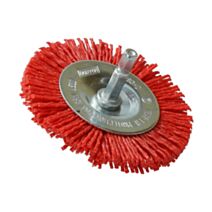 Brosse perceuse circulaire nylon rouge Ø75mm - NORTON
