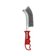 Brosse main acier rouge 260x40mm - NORTON
