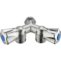 Robinet MAL double Y M.G1/2 G3/4 - NOYON & THIEBAULT