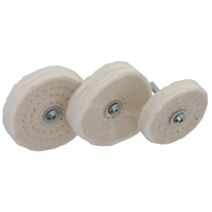 Lot de 3 brosses circulaires coton - SCID