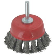 Brosse coupe mèches acier torsadées Ø 70 mm - SCID