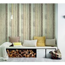 Papier Peint Vinyl Lourd Intissé Marron 5,3m² - AS CREATION