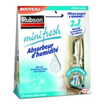 2 absorbeur d'humidité Minifresh Neutre 2x50gr - RUBSON