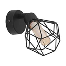 Spot simple Zapata led Ø6 cm 1x3W noir - EGLO