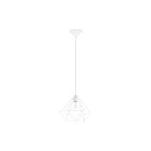 Suspension en métal filaire tarbes blanc 32,5 x 1,1