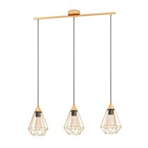 Suspension Tarbes 79,5 x 17,5 cm 3 x E27 60W doré - EGLO