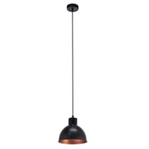Suspension Noir Cuivre Acier E27 1x60W - EGLO