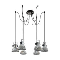 Suspension Barnstaple marron L.17.5 cm E27 6 x 40 W - EGLO 