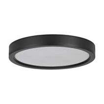 Plafonnier LED Idun-E plastique Ø28,5cm noir - EGLO