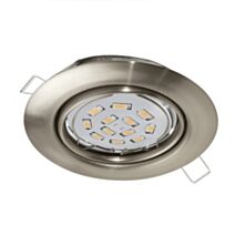3 encastrés Peneto orientables ronds GU10 3W acier